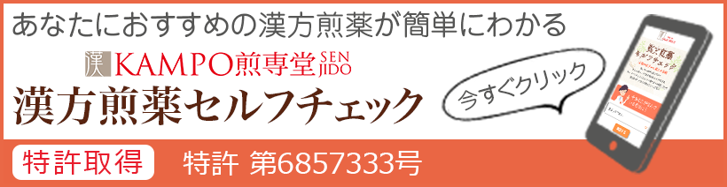 漢方煎薬セルフチェック